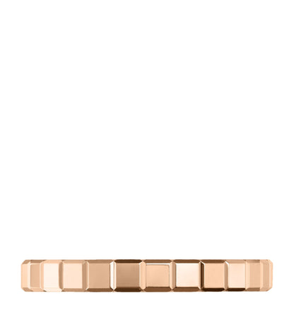 ICE CUBA RING PINK GOLD