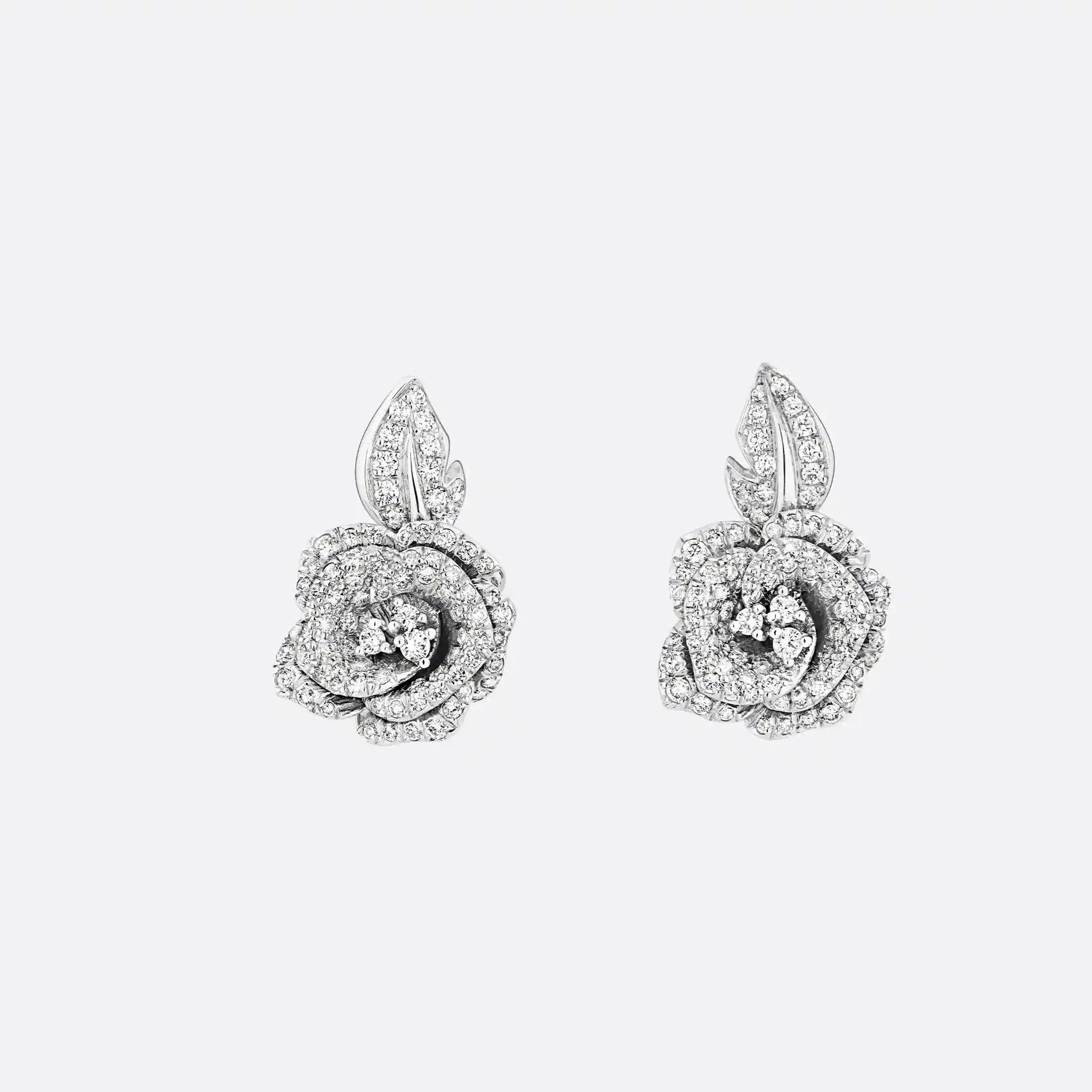 ROSE BAGATELLE DIAMOND MEDIUM EARRINGS