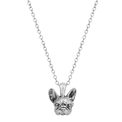 French Bulldog Pendant Necklace - Animal Jewelry