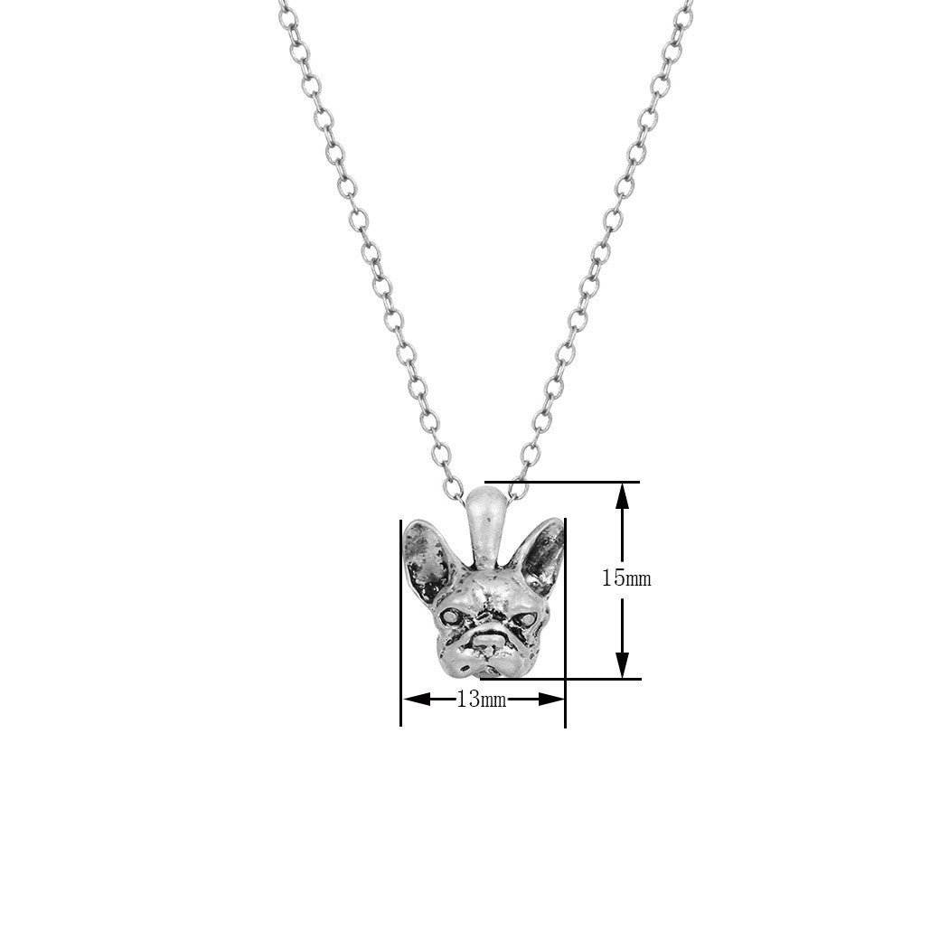 French Bulldog Pendant Necklace - Animal Jewelry