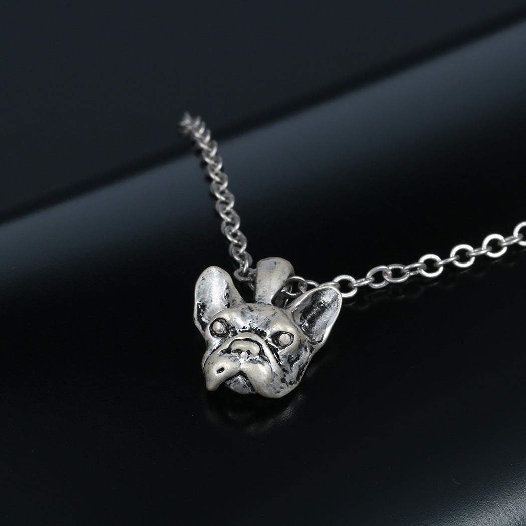 French Bulldog Pendant Necklace - Animal Jewelry