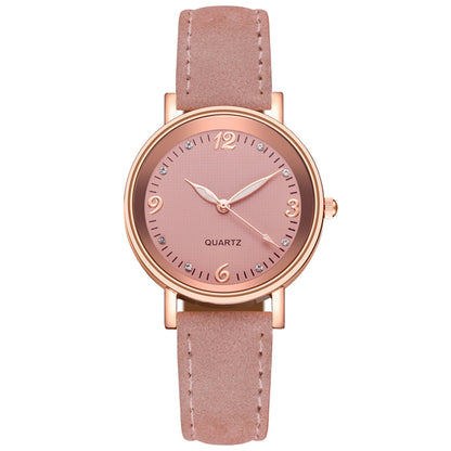 Luminous Quartz Glass Surface Fashion Watch for Women