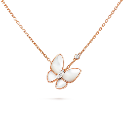 BUTTERFLY MOP DIAMOND NECKLACE