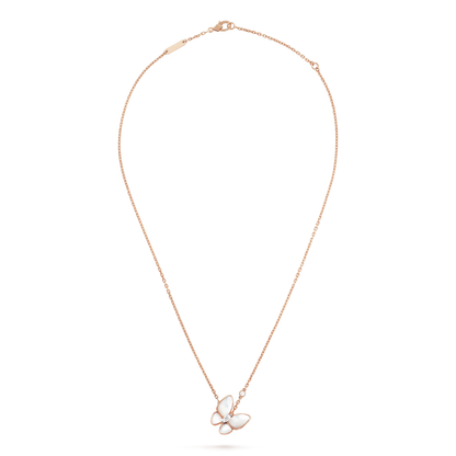 BUTTERFLY MOP DIAMOND NECKLACE