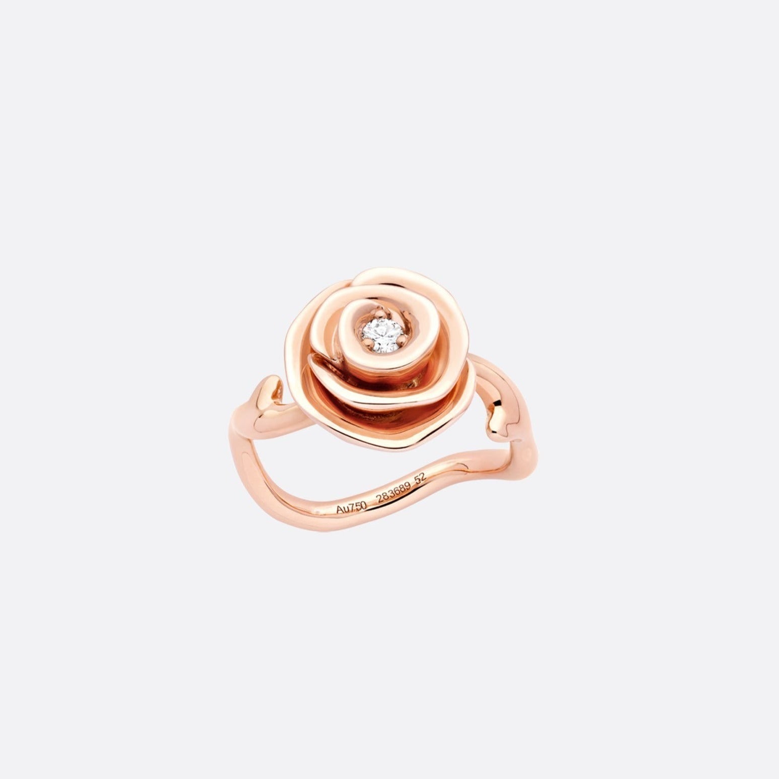 ROSE COUTRE PINK GOLD DIAMOND RING