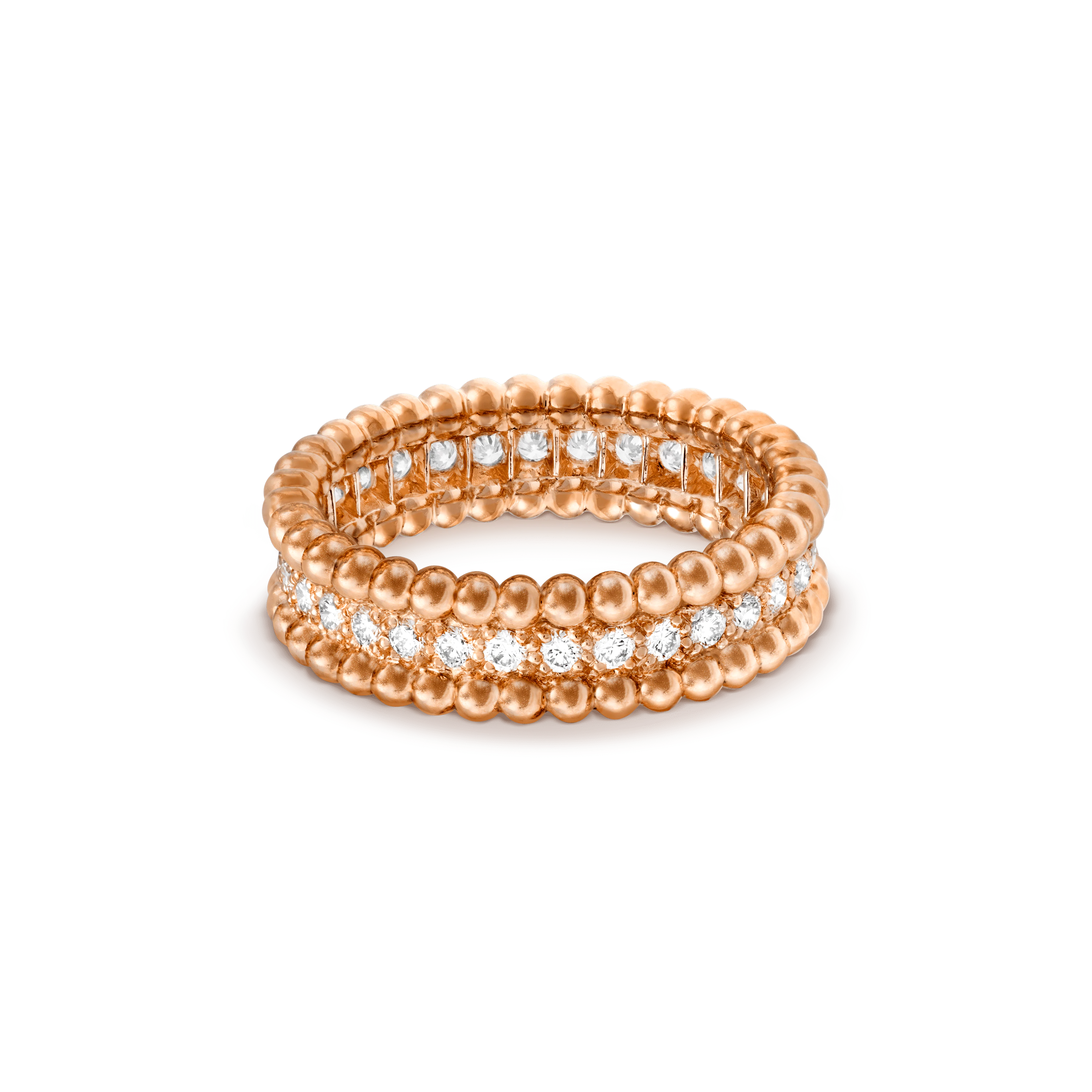 PERLEE DIAMOND PINK GOLD RING