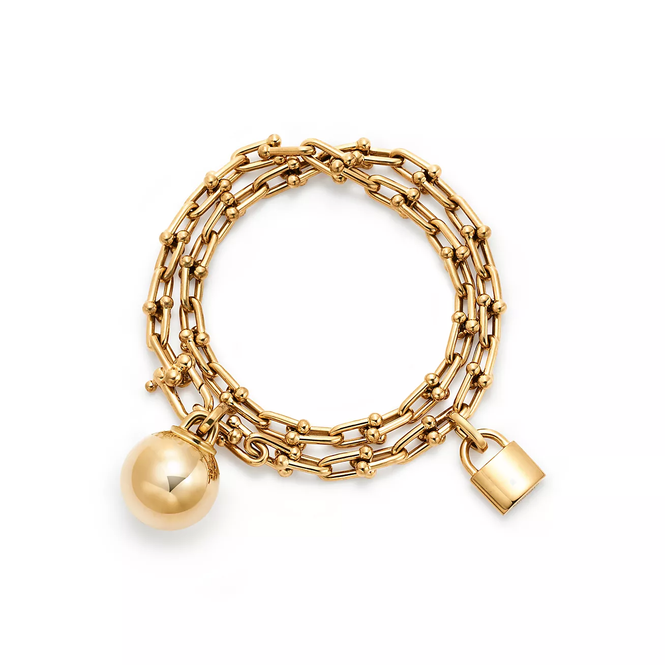 HARDWEAR SMALL WRAP GOLD BRACELET