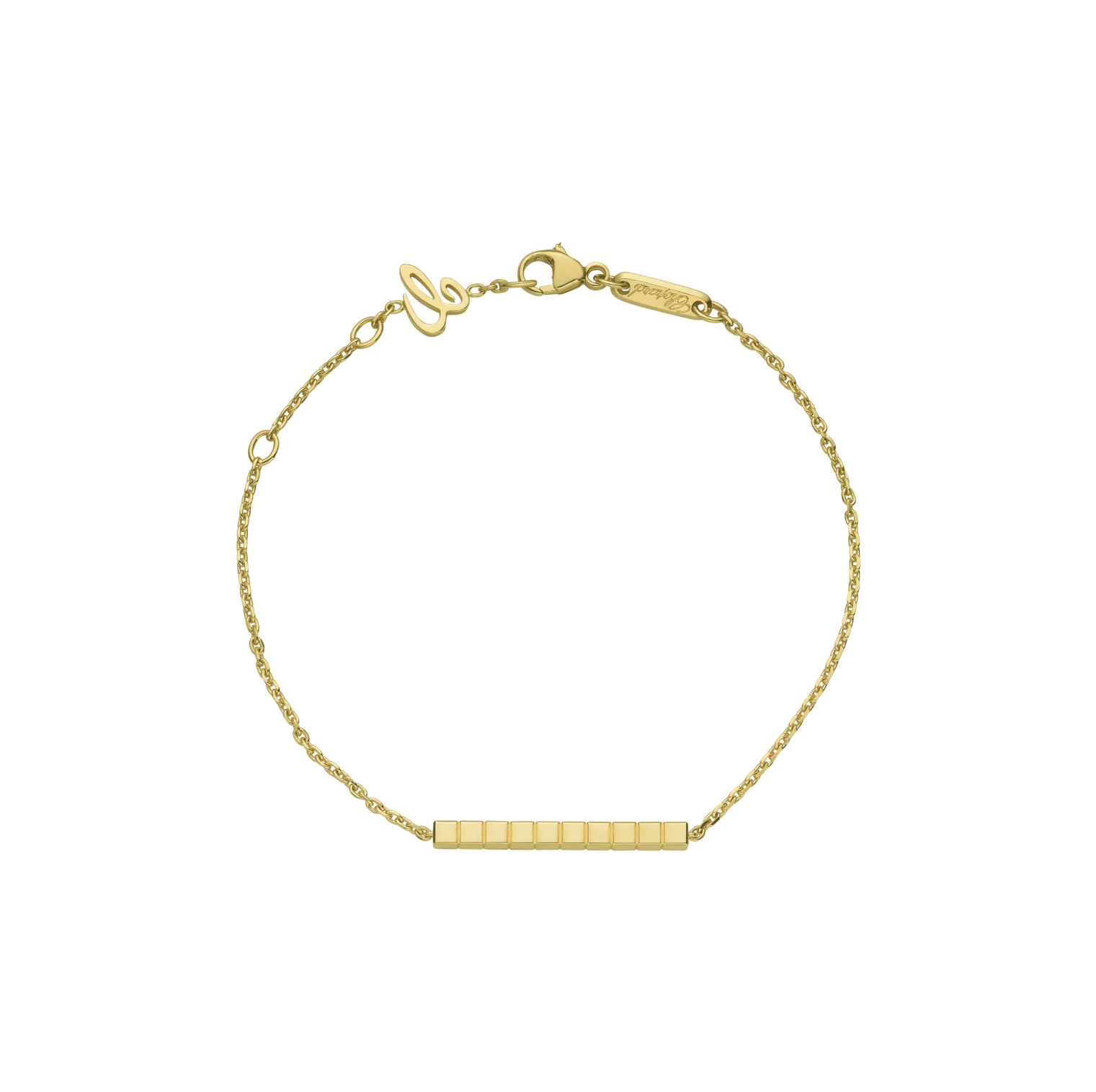 ICE CUBE 10 ELEMENTS GOLD BRACELET