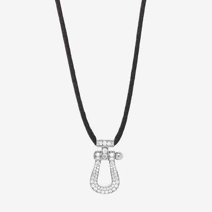 FORCE 10 PENDANT FULL DIAMOND NECKLACE LARGE MODEL