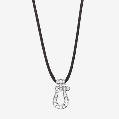 FORCE 10 PENDANT FULL DIAMOND NECKLACE MEDIUM MODEL