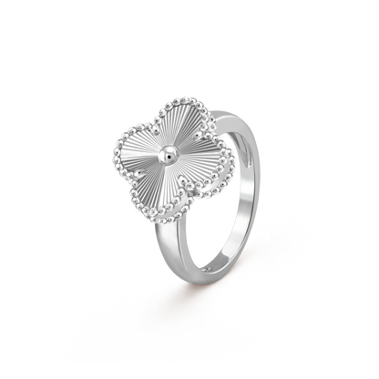 CLOVER SILVER RING