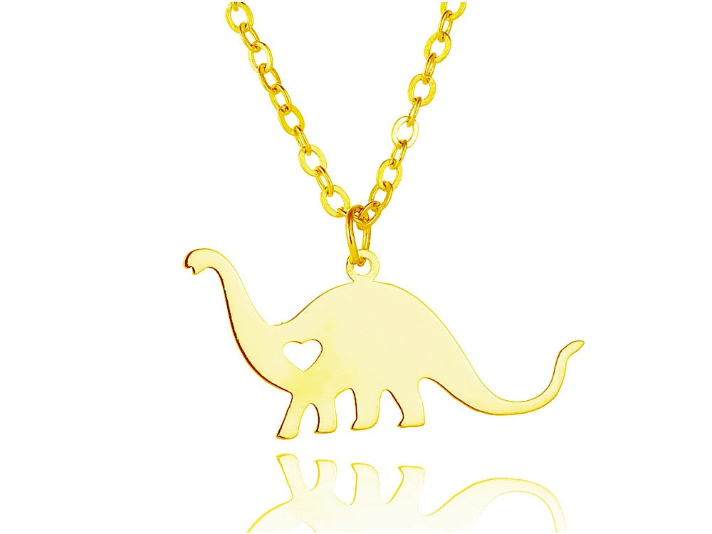 European American Cute Dinosaur Necklace Pendant