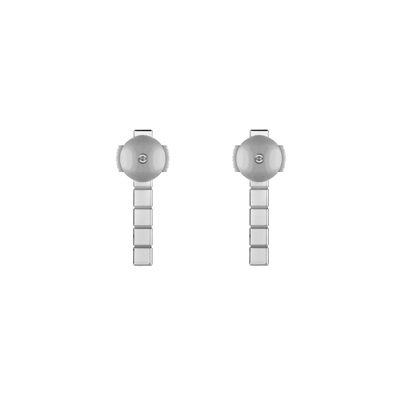 ICE CUBE SILVER EARRINGS