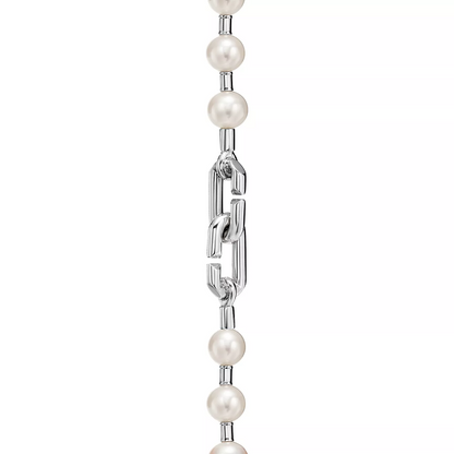 PEARL 7-8MM SILVER BRACELET