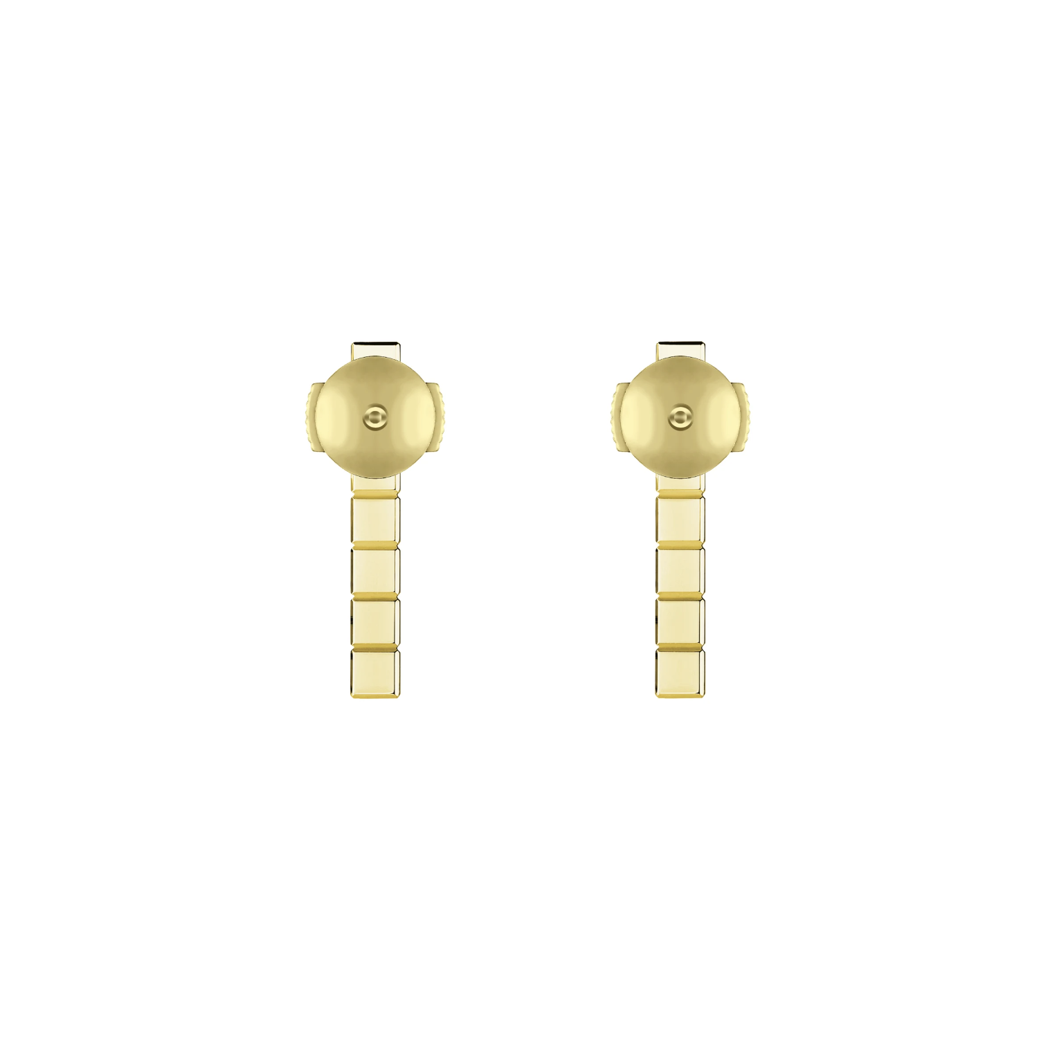 ICE CUBE GOLD EARRINGS