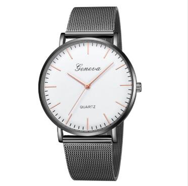 Geneva Couples Casual Quartz Watch - Stainless Steel Bracelet - Timeless Elegance