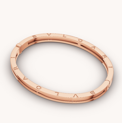 ZERO 1 SPIRAL PINK GOLD BRACELET