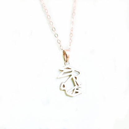 Cute Rabbit Pendant Necklace - Color-Preserving Alloy Jewelry