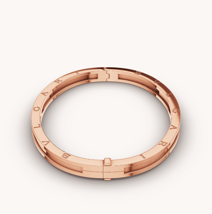 ZERO 1 SPIRAL PINK GOLD BRACELET