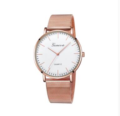 Geneva Couples Casual Quartz Watch - Stainless Steel Bracelet - Timeless Elegance