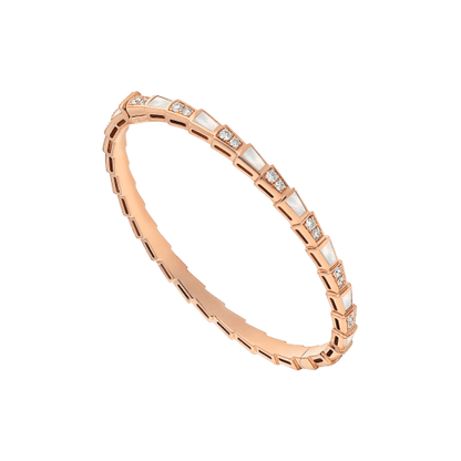 SERPENTI BRACELET PINK GOLD MOP DIAMOND