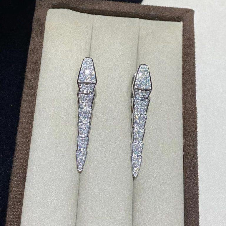 SERPENTI EARRINGS FULL DIAMOND