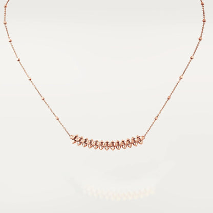 CLASH PINK GOLD NECKLACE