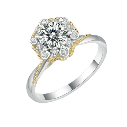 ALCHIEME PINK GOLD DIAMOND RING