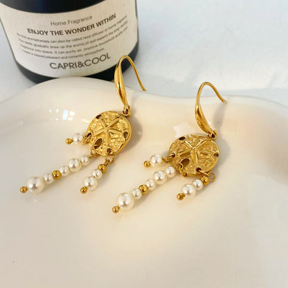 30 MONTAIGNE HOOP EARRINGS ANTIQUE GOLD