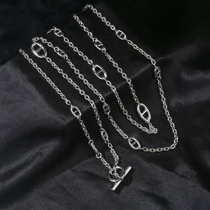 SEIKO FARANDOLE SILVER 15 MOTIF NECKLACE