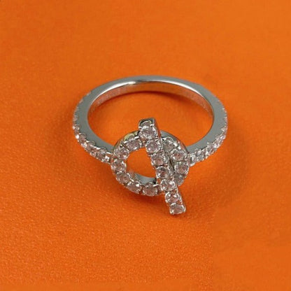 ECHAPPEE RING SILVER DIAMOND