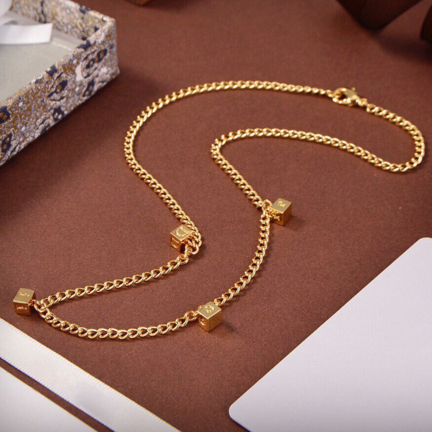 CD GOLD NECKLACE