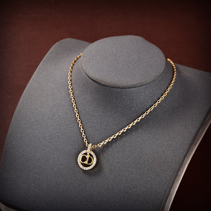 CD GOLD DIAMOND NECKLACE