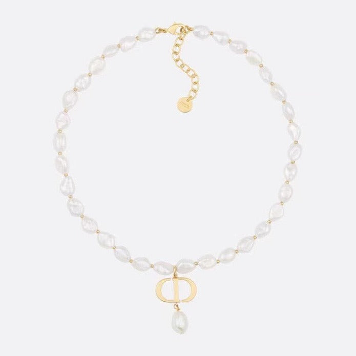 CD GOLD FULL PEARL NECKLACE