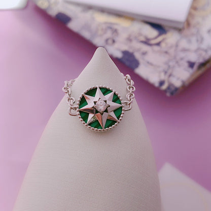 STAR GREEN DIAMOND RING