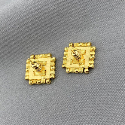 FF BLACK GOLD EARRINGS