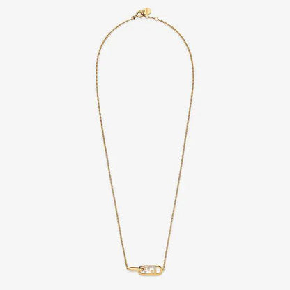 O'LOCK GOLD DIAMOND NECKLACE