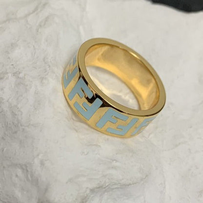 FOREVER FF GOLD RING