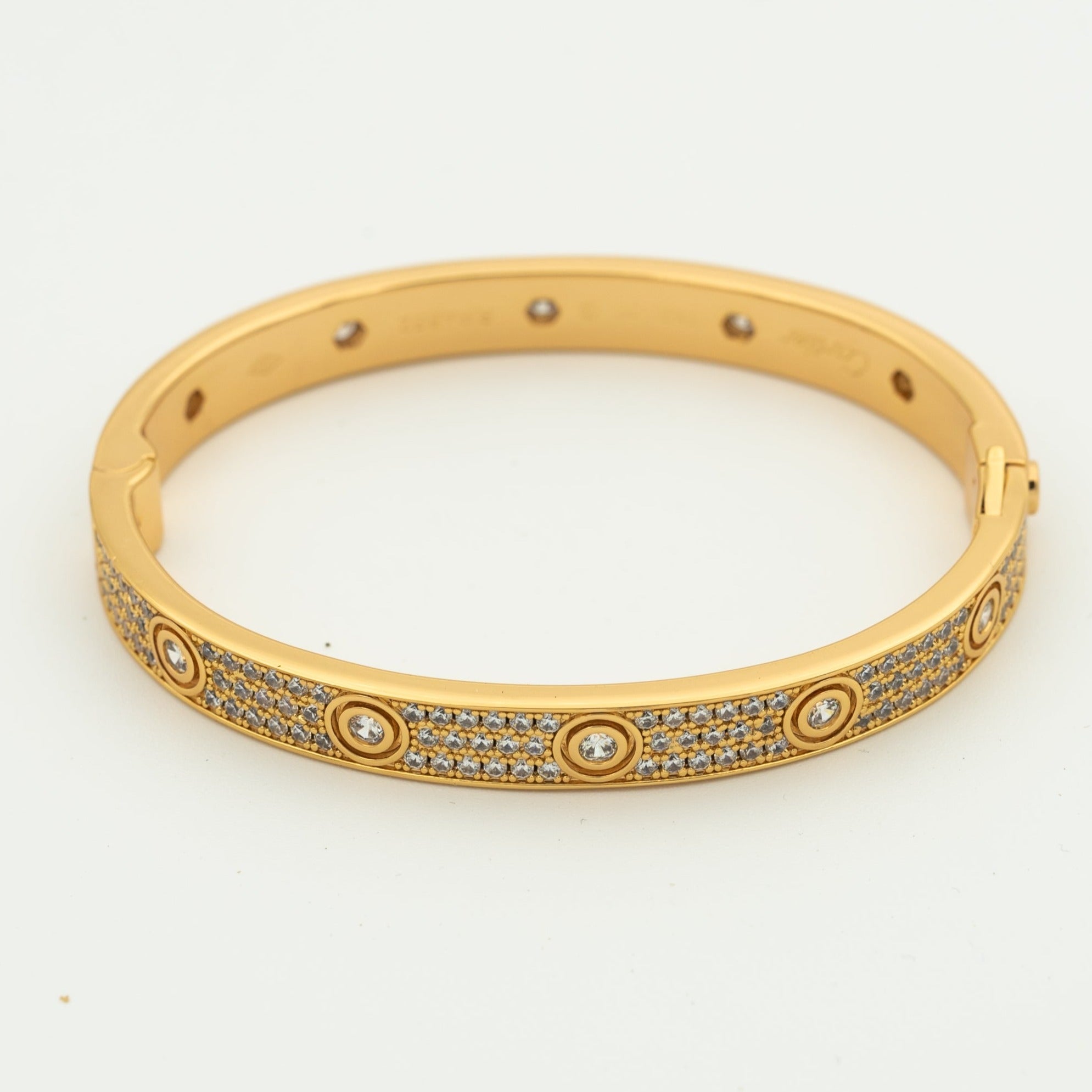 LOVE BRACELET 6.1MM DIAMOND-PAVED 10 BIG DIAMONDS