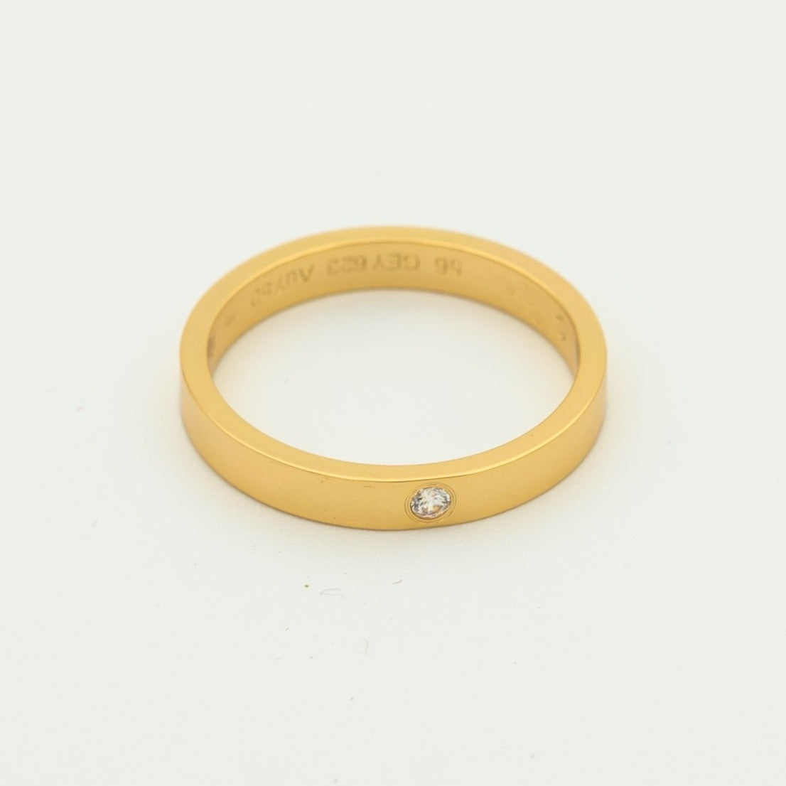 LOVE RING 4MM 1 DIAMOND