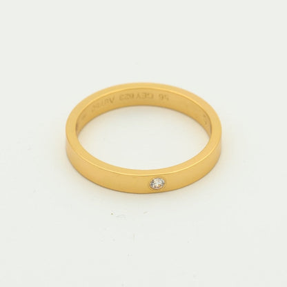 LOVE RING 4MM 1 DIAMOND