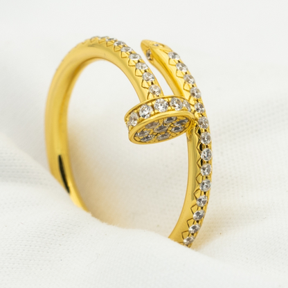 JUSTE RING 1.8MM GOLD DIAMONDS