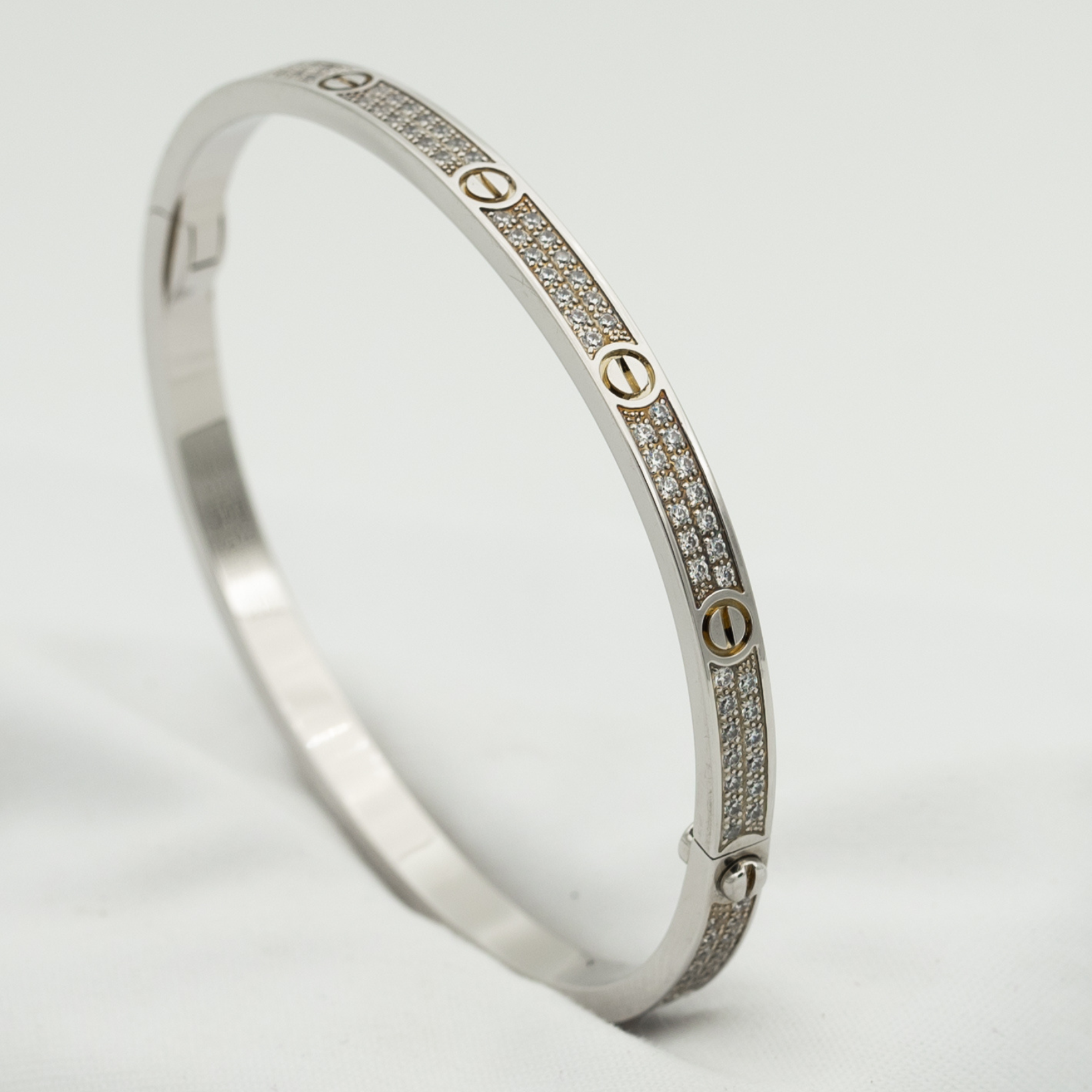 LOVE BRACELET 3.65MM DIAMOND-PAVED