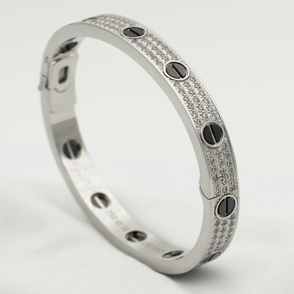 LOVE BRACELET 6.1MM DIAMOND-PAVED CERAMIC