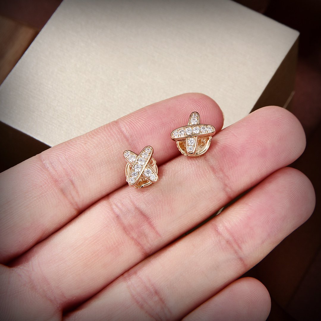 JEUX DE GOLD DIAMOND EARRINGS