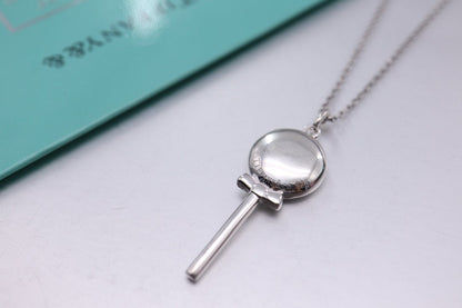 STERLING SILVER LOLLIPOP NECKLACE