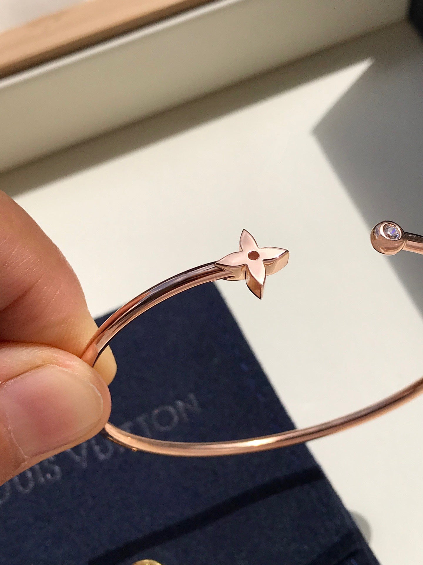 BLOSSOM DIAMOND ROSE GOLD TWIST BRACELET