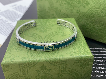 GG TURQUOISE ENAMEL BRACELET