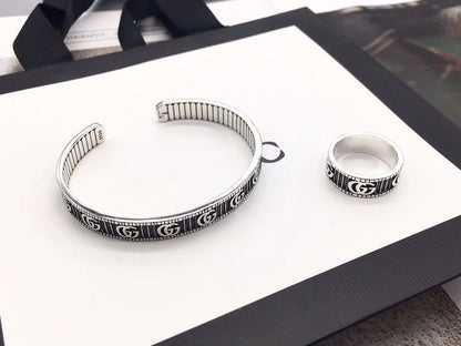 GG BRACELET DOUBLE G SILVER