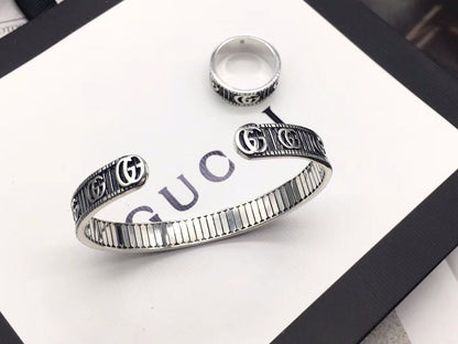 GG BRACELET DOUBLE G SILVER